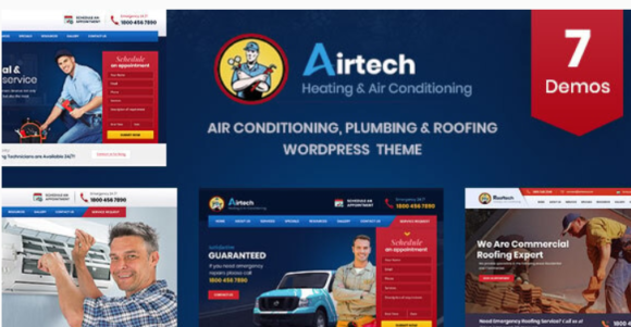 Airtech - Plumber HVAC and Repair theme
