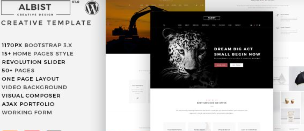 ALBIST Creative Multipurpose WordPress Theme