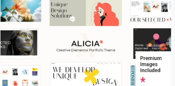 Alicia - Elementor Portfolio Theme