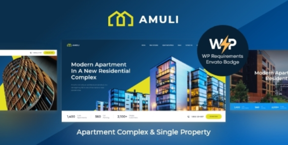 Amuli  Property & Real Estate Marketplace WordPress Theme