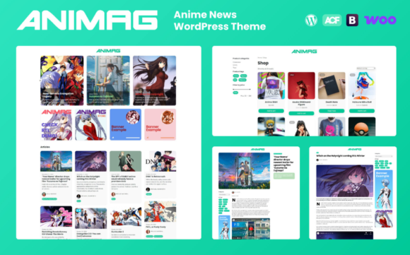 ANIMAG - Anime News WordPress Theme