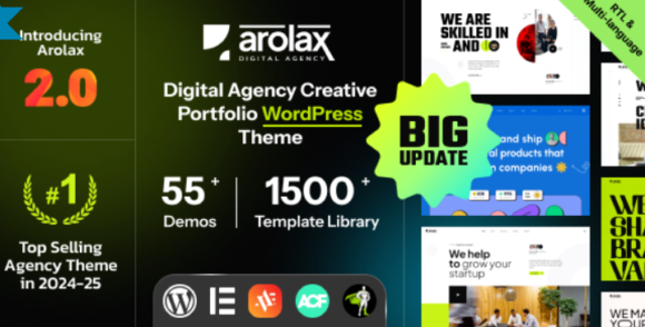 Arolax | Creative Digital Agency Theme