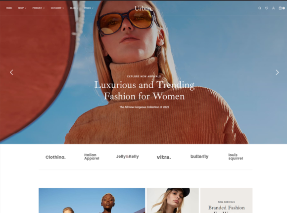 Urban – Luxurious and Trending Fashion Responsive Theme