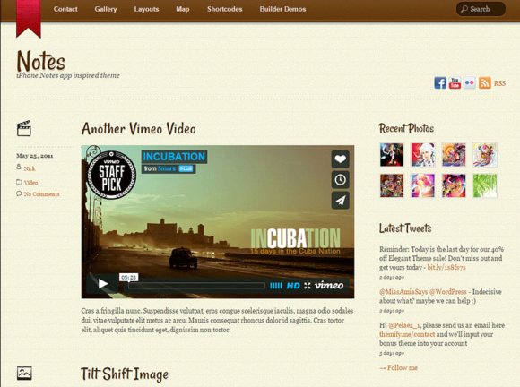 Notes – Best WordPress Theme for Personal Blogging and Journaling