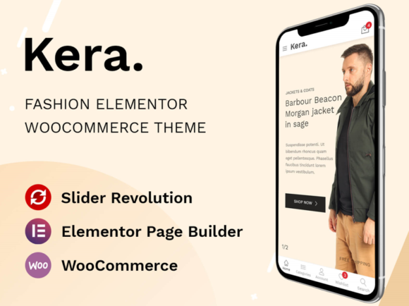 Kera - Fashion Elementor WooCommerce Theme