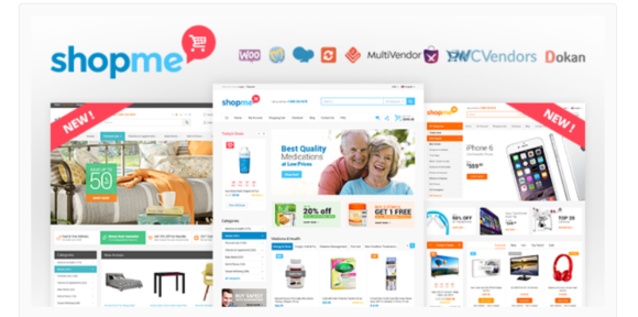 ShopMe - Multi Vendor Woocommerce WordPress Theme