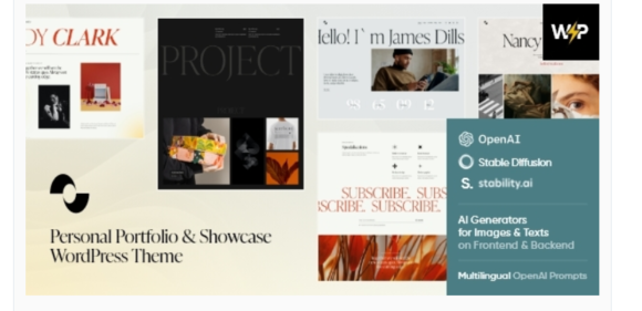 Showmax — Personal Portfolio & Showcase WordPress Theme