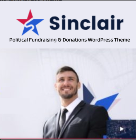 Sinclair – Political Fundraising & Donations WordPress Theme