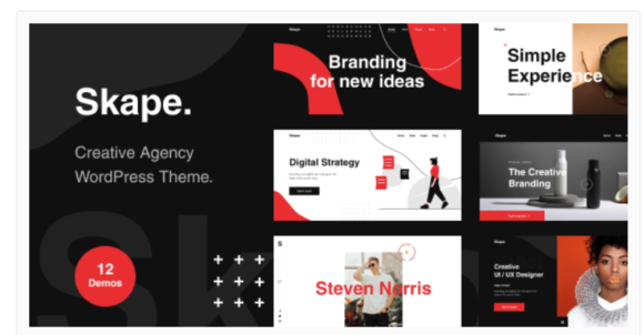 Skape - Creative & Modern Agency WordPress Theme