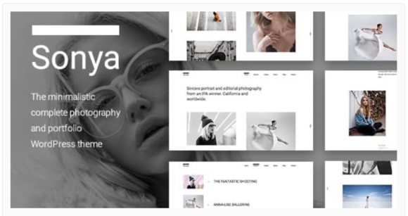 Sonya - Photography - Wordpress Theme