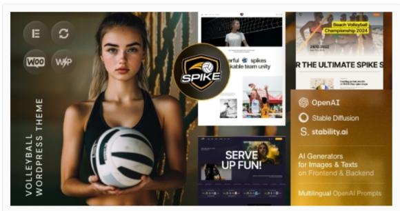 Spike - Volleyball WordPress Theme
