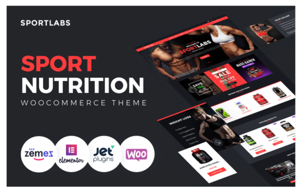 SportLabs - Sport Nutrition WooCommerce Theme