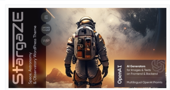 Stargaze - Space, Astronomy and Observatory WordPress Theme