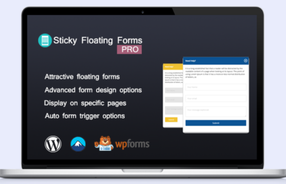 Sticky Floating Forms Pro - Wordpress Theme