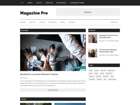StudioPress Magazine Pro - Wordpress Theme