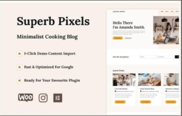 Superb Pixels  – Cooking And Food Theme