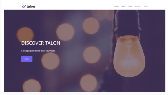 Talon WordPress theme