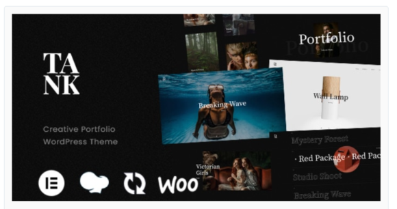 Tank - Creative Portfolio Elementor WordPress Theme