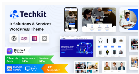 Techkit – Technology & IT Solutions WordPress Theme