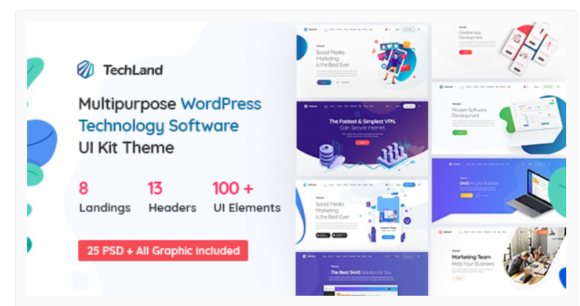 Techland - Multipurpose Technology Software WordPress Theme