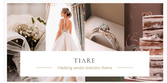 Tiare - Wedding Vendor Directory Theme