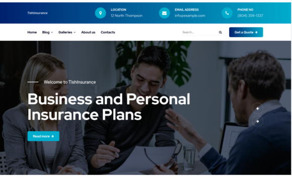 TishInsurance - Insurance Company WordPress Theme