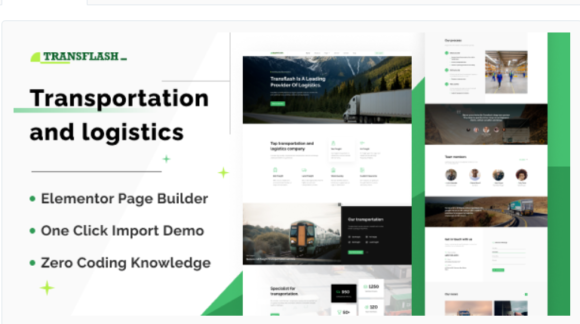 Transflash - Transportation and Logistics WordPress Theme