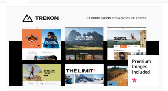 TrekOn - Extreme Sports and Adventure WordPress Theme