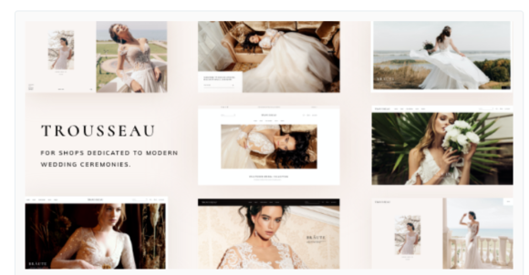Trousseau - Bridal Shop WordPress Theme