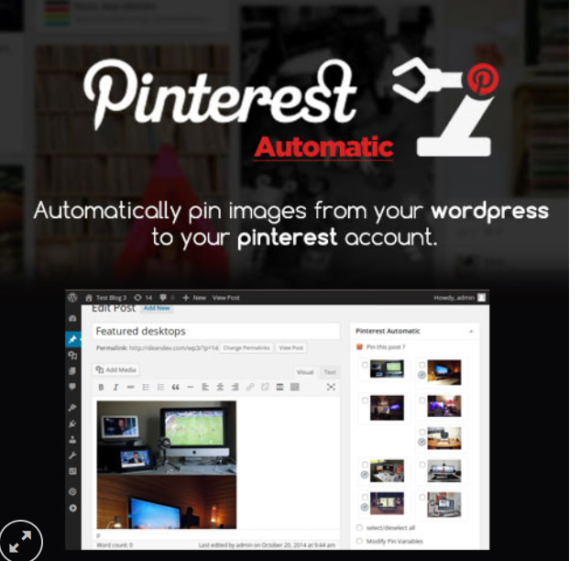 WordPress Pinterest Automatic Pin Plugin