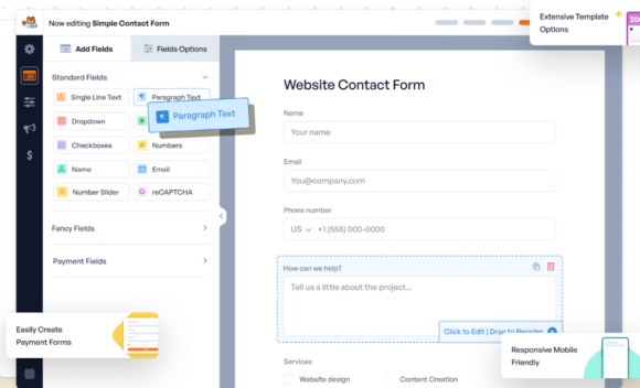 WP Forms Plugin