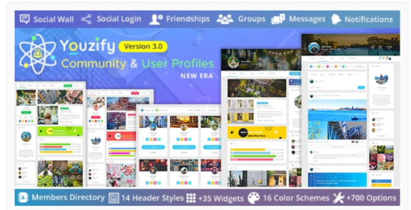 Youzify - BuddyPress Community & WordPress User Profile Plugin