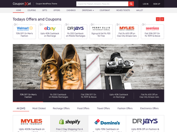 MyThemeShop Coupons Wordpress Theme