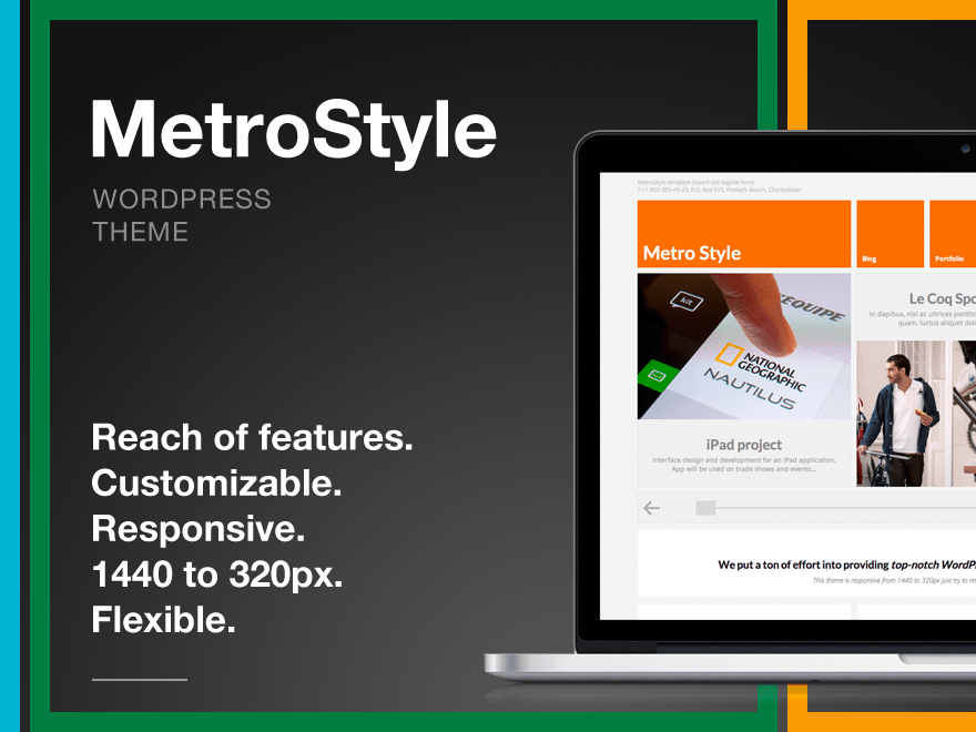 MetroStyle Responsive All Purpose WordPress Theme